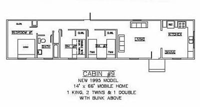 Cabin #9 floorplan
